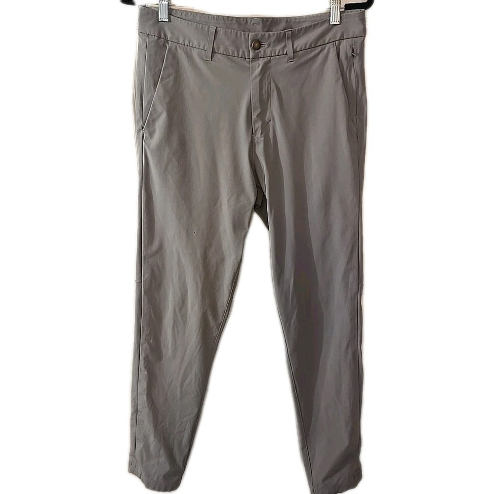 Lululemon Pants Mens Size 31x30 Grey Commission Slim Chino Preppy Office
